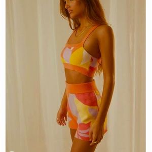 Fernvia SM Women’s Bodycon Crochet
Knitted 2pc Outfit